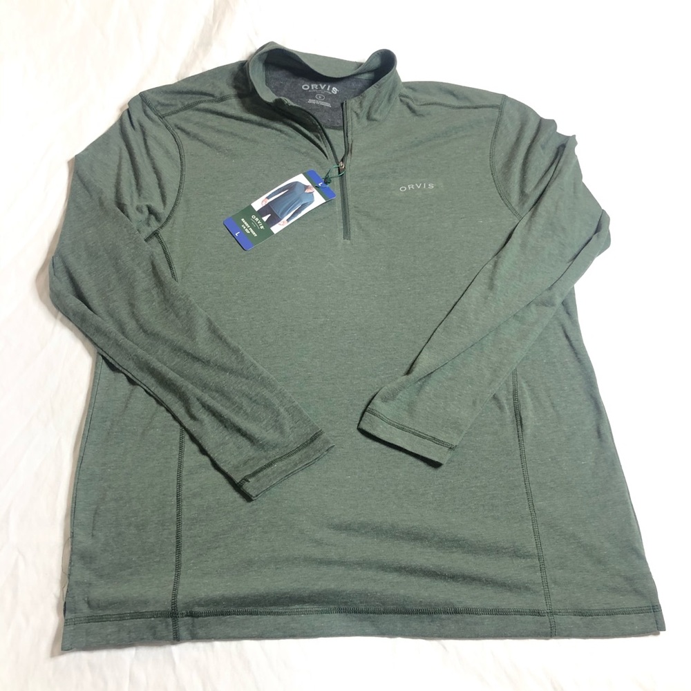 Orvis Men's Sandy Point 1/4 Zip Pullover Sweater